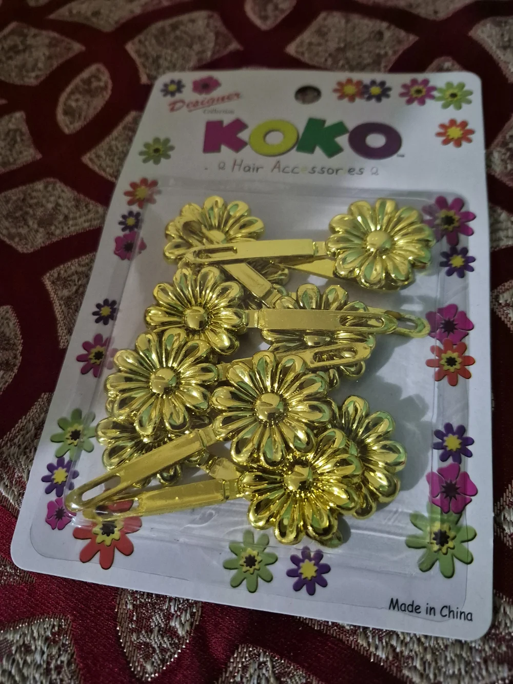 N/A gold flower